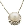 FreshWater Cultured Pearl And Diamond Necklace