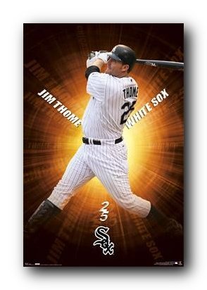 Chicago White Sox Mlb Jim Thome 22.5X34 Poster 204246