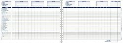 Adams Home Office Budget Book, Weekly/Monthly Format, 7 x 10 Inches, White (AFR31)