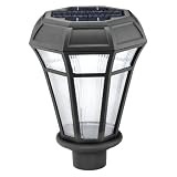 Malibu Malibou One-Light Solar-Powered Outdoor Lamp, Black #LZ310