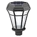Malibu Malibou One-Light Solar-Powered Outdoor Lamp, Black #LZ310