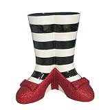 Wizard Oz Wicked Witch Ruby Slippers Legs Piggy Bank
