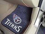 Tennessee Titans Printed Carpet Car Mat 2 Piece Set