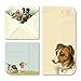 Cavallini 3-Pack Sticky Vintage Dogs Memo Pads