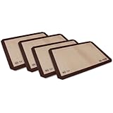 4-piece Sil-Eco US Half Sheet Silicone Nonstick Baking Mat Set