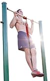 Rubberbanditz CrossFit Pull Up Band. #2 Medium/Red 20-35lb/9-16kg - Resistance. For Assisted Pull Ups Muscle Ups Calisthenics CrossFit Powerlifting Physical Therapy Pilates Stretching Street Workouts Full-Body Functional Fitness Workouts