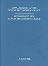 Concordance to the Novum Testamentum Graece