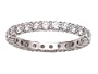 1.25 cttw Karina B(tm) Round Diamonds Shared Prongs Eternity Band - Platinum, 18kt White or Yellow Gold