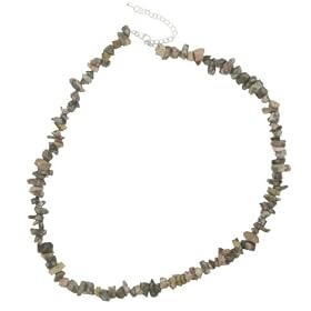 925 Sterling Silver Stone Chip Leopard Skin Pendant Necklace By Pugster by 