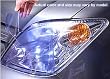 Dodge Charger headlight bug shield protector film-blue tinted 05-06 Dodge Charger headlight HID blue-tinted cover film - Dodge Charger - Headlight deflector shields