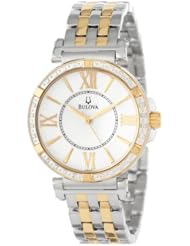 Bulova Womens 98R167 Diamond Case Watch