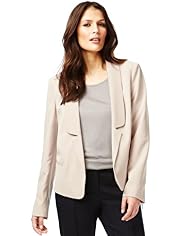 Autograph Shawl Collar Open Front Jacket