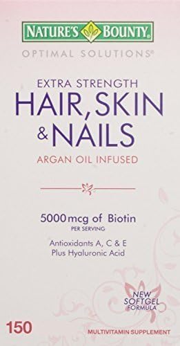 Nature's Bounty Extra Strength Hair Skin Nails, 150 Count (3 Pack) by US NUTRITION
