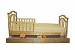 Dream On Me Elora Toddler Bed with Storage Drawer, Natural