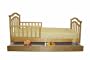 Dream On Me Elora Toddler Bed with Storage Drawer, Natural