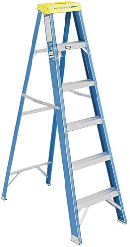 Tools: Werner 5 Foot 250 Pound Duty Rating Fiberglass Stepladder #6005
