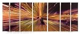 138x48 Contemporary painting on metal. Wall Sculptures by Ash Carl, modern wall sculpture, metal home decor, contemporary sculpture