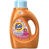 Tide Plus Downy April Fresh Scent HE Turbo Clean Liquid Laundry Detergent, 46 Ounce (24 Loads), 2 Count