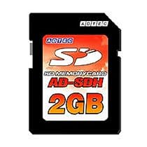 アドテック 高速転送 ウォータープルーフ SDカード 2G AD-SDH2G