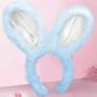 Blue Bunny Ears Headband