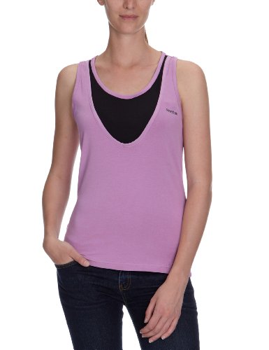 Reebok Damen Tank Top, purple clover s12/black, XL, X35394 Preisvergleich
