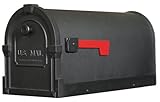 Special Lite Products SCS-1017-BLK Savannah Curbside Mailbox, Black