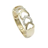 Produkt-Bild: Gerry Weber Damenring 14 Karat Gelbgold/teilrhodiniert 18 Brillanten 0.10 Carat Ringgr&ouml;&szlig;e 56 605220