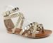 Stud Gladiator Sandal 6.5 TAUPE