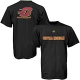 Adidas Central Michigan Chippewas Black Youth Prime Time T-shirt