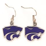 Kansas State Wildcats Official Logo Earrings