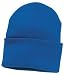 Upscale 100% Acrylic Beanie Hat Cap - Athletic Royal Blue Image