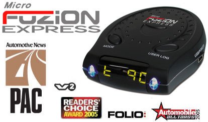 Microfuzion Microfuzion Express - The Uks Lowest Priced GPS Based Speed Camera Detection System - Detects All Speed Cameras