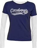 Dallas Cowboys -Women's- Swept Away Long Sleeve Tee