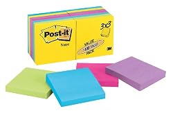 Post-it Notes, 3 in x 3 in, Ultra Collection, 14 Pads per Pack