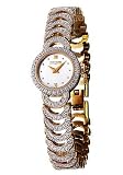 Wittnauer 12L06 Crystal White Mother-of-Pearl Dial Stainless Steel Gold Plated and Swarovski Crystals Women's Watch