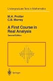 A First Course in Real Analysis (Undergraduate Texts in Mathematics)