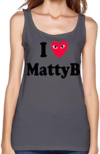 Women Ves I Heart MattyB Tshirt DeepHeather