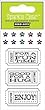 Tickets Sparkle Clear Stamps (Hero Arts) CL171
