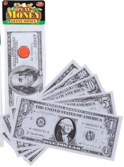 Giant Play Money (pack of 50 bills)