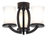 Fanimation Fans LK500OB Modern Light Kit (Bulbs Included) Oil-Rubbed Bronze