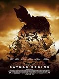BATMAN BEGINS SS ADVANCE STYLE C 27X41 POSTER