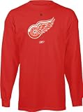 Detroit Red Wings Primary Logo Long Sleeve T-Shirt