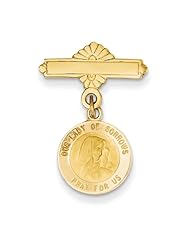 14k Our Lady of Sorrows Medal Pin