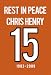 Cincinnati Bengals (Chris Henry, RIP, 15) Sports Poster Print - 13