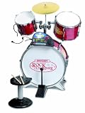 Bontempi JE6850 - Bontempi Schlagzeug gro&szlig; mit Modul und Anschluss f&uuml;r MP3- und CD-Player
