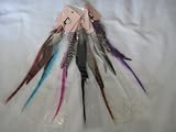 Feather Hair Extension Clip Ins 3 Set Different Color 12-13 Inches