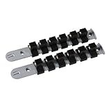 2 Piece 1 2" Socket Storage Rail Set