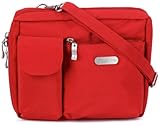Baggallini Wallet Bagg, Crinkle Tomato, Large