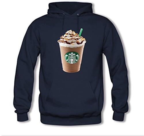 Angela Glass Mens Starbucks Logo Navy Blue hoodies Size XXXL