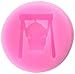 Longzang Swing Baby Fondant Silicone Sugar Craft Mold, Mini, Pink